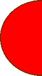 Красный полукруг