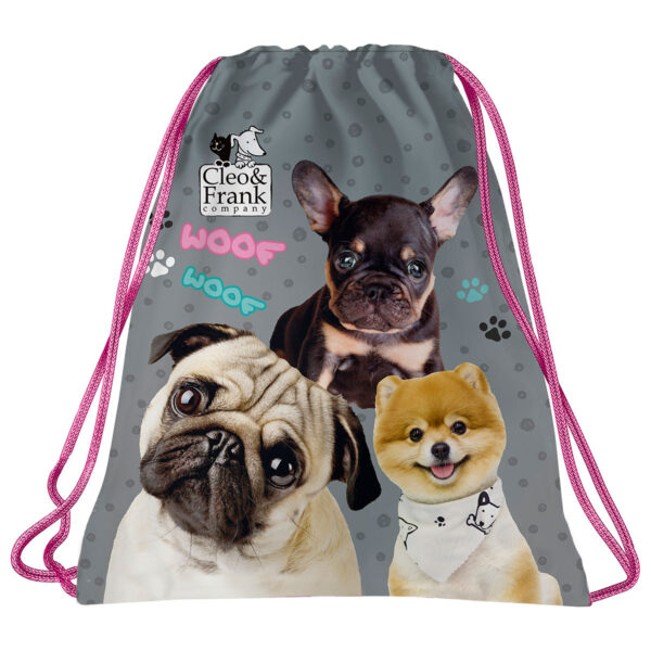 CLEO & FRANK 28 спортна торба за момиче - Куче