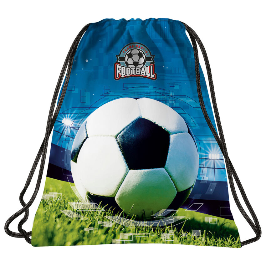 спортна торба с футболна топка