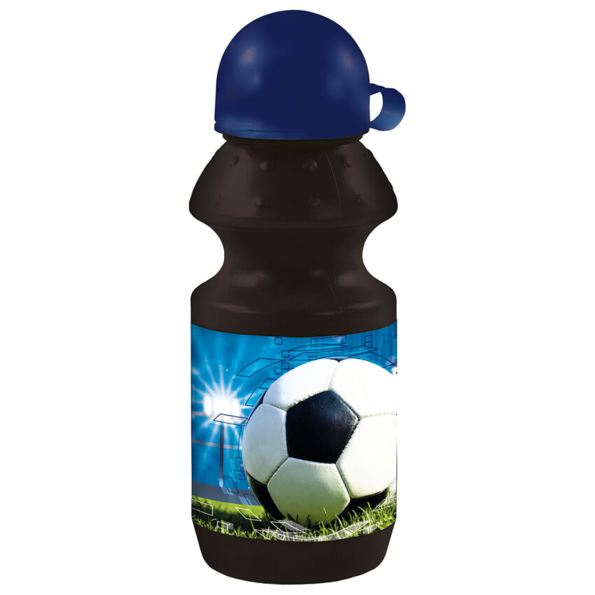 бутилка за вода с футболна топка