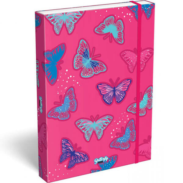 PINK BUTTERFLY кутия с ластик