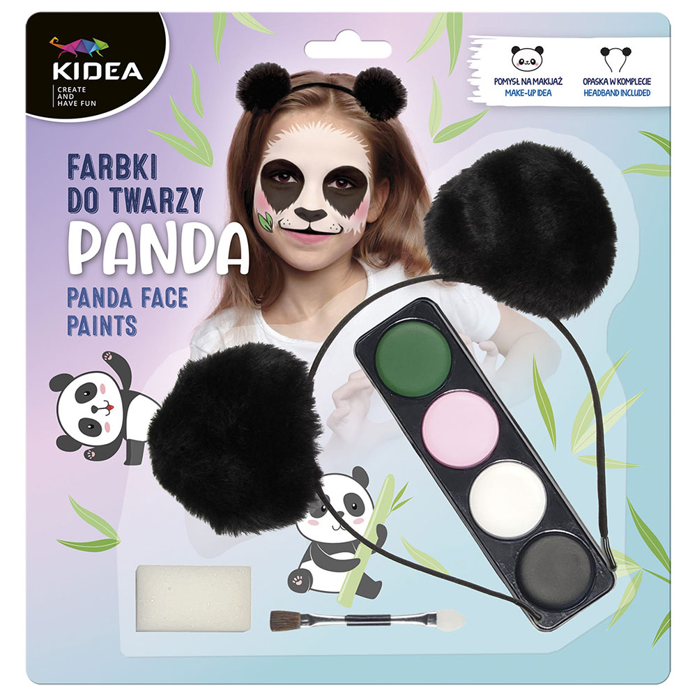KIDEA бои за лице с диадема Панда