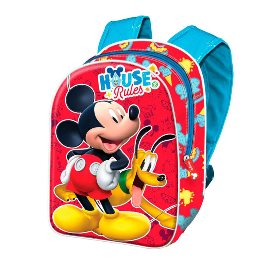 MICKEY MOUSE Rules 3D Mini малка раница за момче